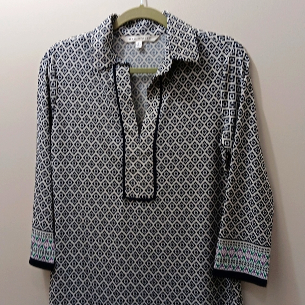 Max Studio Midi Dress Size M Geometric Print